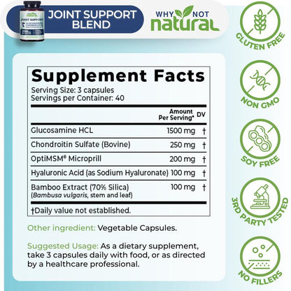 Glucosamine Chondroitin MSM, Joint Support Supplement