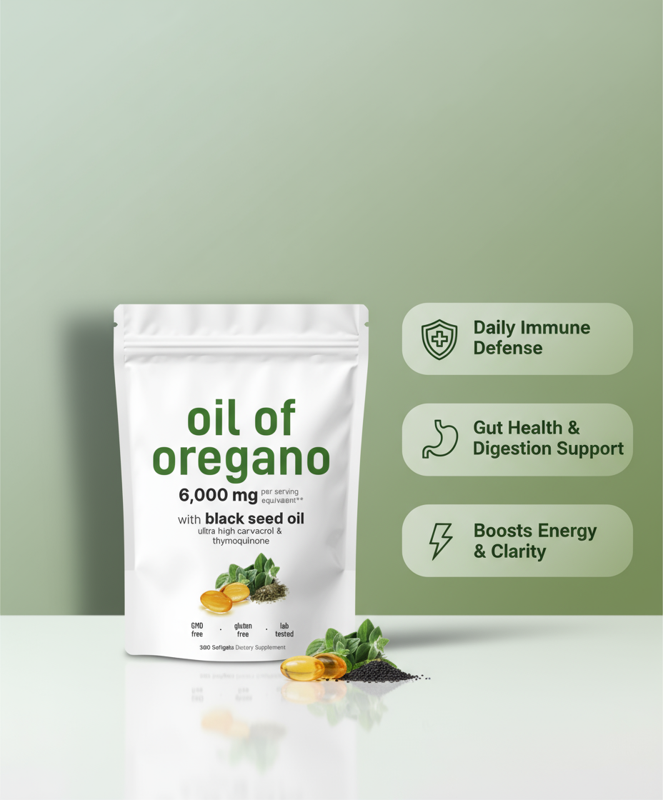 Oil of Oregano + Black Seed Oil — Daily Immune & Gut Support